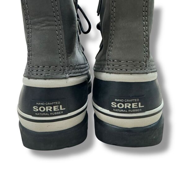 Women’s Sorel Caribou Waterproof Insulated Winter Snow Boots Brown Size 6 - Picture 7 of 13